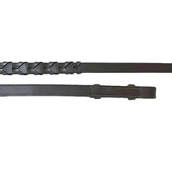 Bobby's English Tack Silver Spur Flat Laced Reins