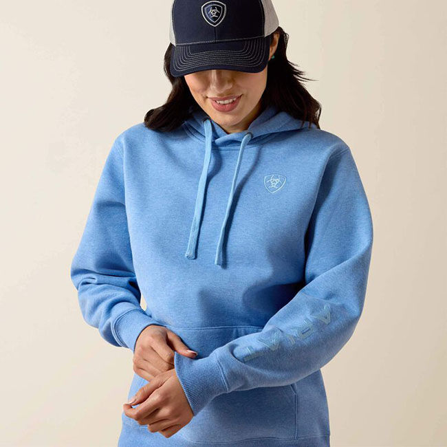Ariat Women's Logo 2.0 Hoodie - Ultramarine Heather image number null