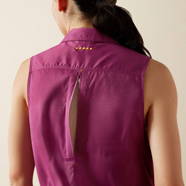 Ariat Women's Rebar Made Tough VentTEK DuraStretch Tank - Grape Kiss image number null