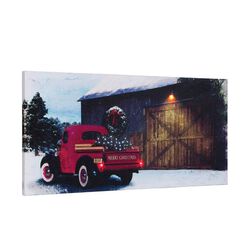 Timeless By Design Lit Tree and Pick Up Canvas