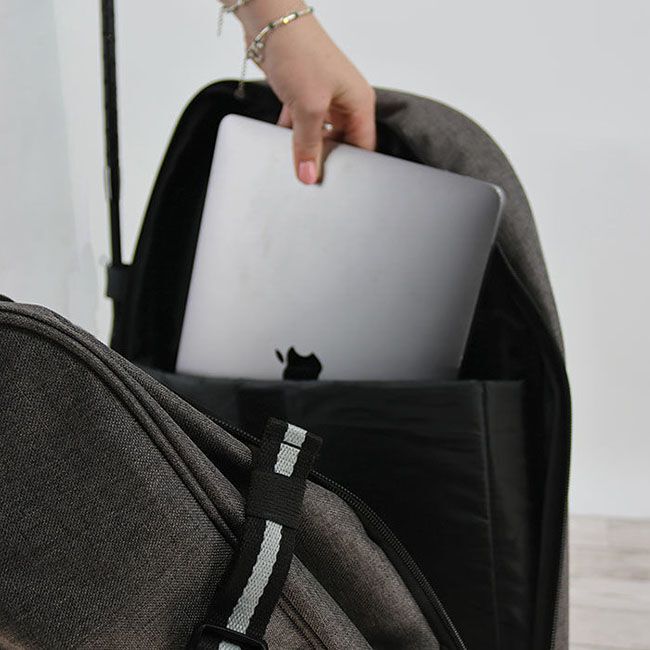 Woof Wear Rider's Backpack - Black/Gray image number null