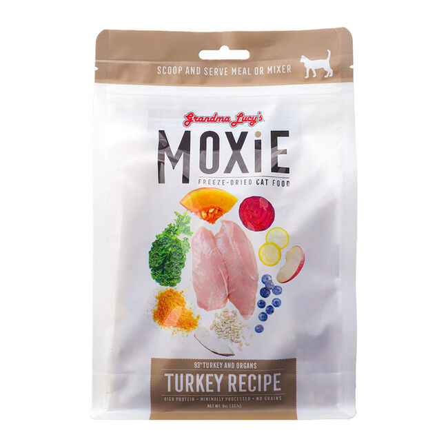 Grandma Lucy's Moxie Freeze-Dried Raw Cat Food - Turkey Recipe image number null
