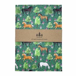 Samantha Hall Designs A5 Lined Notebook - Horses