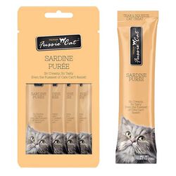 Fussie Cat Puree Sardine - 4 Count