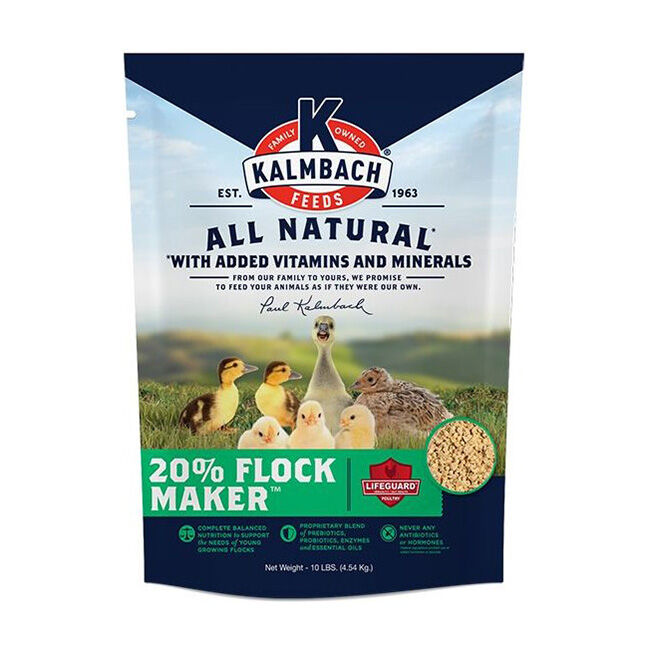 Kalmbach Feeds 20% Flock Maker Crumbles - 10 lb image number null