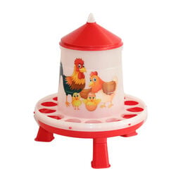 Little Giant Illustrated Poultry Feeder with Legs