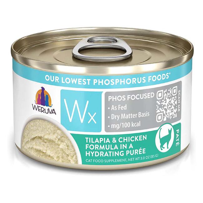Weruva Wx Low Phosphorus Cat Food - Tilapia & Chicken in a Hydrating Puree image number null