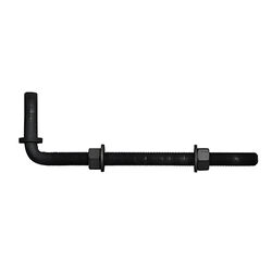 Snug Cottage Hardware 12" Threaded Adjustable Gate Pin - Black