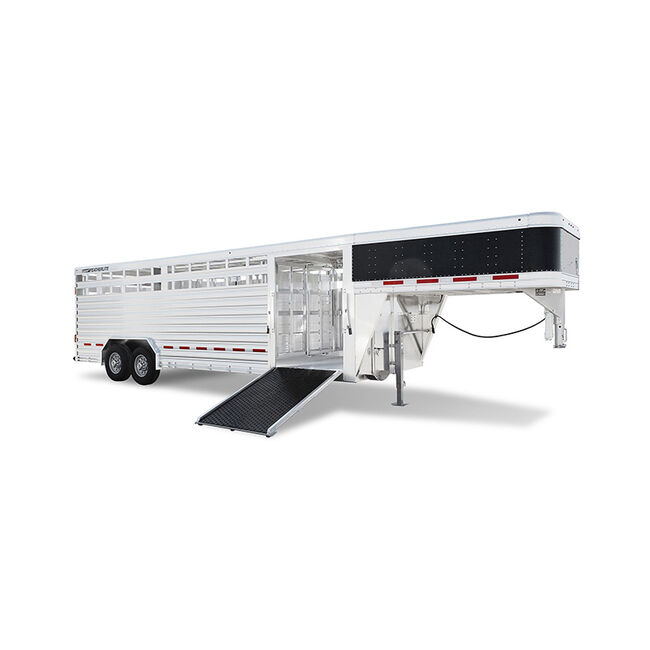 Featherlite 2022 8127 20' Gooseneck Livestock Trailer image number null