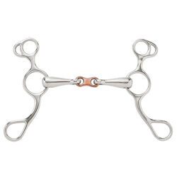 Shires French Link Sliding Gag Bit