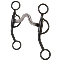Weaver Equine Professional Thin Style Shank Bit with Sweet Iron Medium Port Mouth