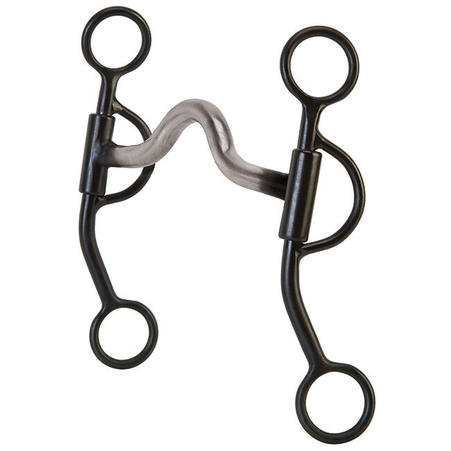 Weaver Professional Thin Style Shank Bit with Sweet Iron Medium Port Mouth image number null