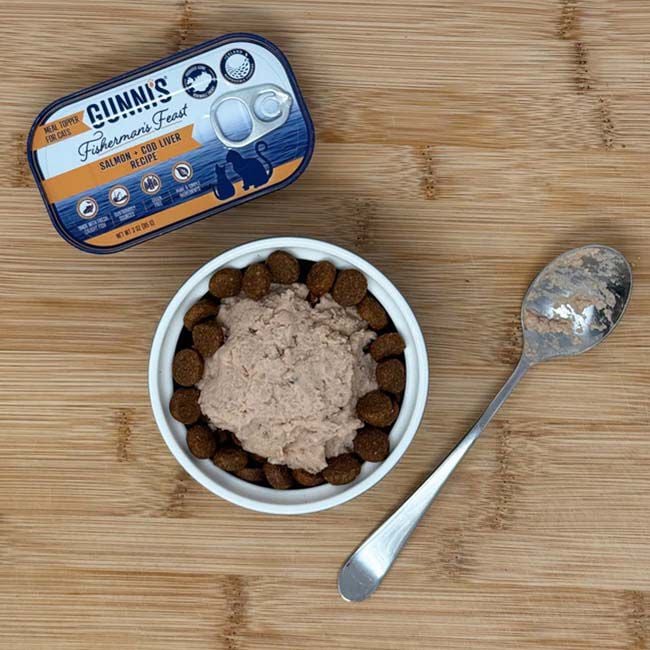 Gunni's Cat Food Topper - Salmon & Cod Liver Recipe - 3 oz image number null