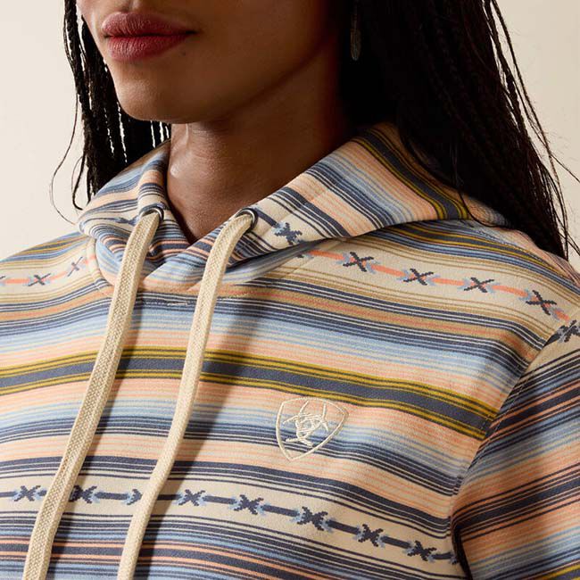 Ariat Women's Logo 2.0 Hoodie - Multicolor Serape image number null