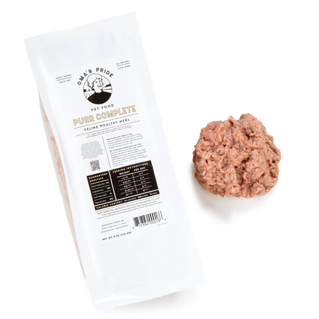 Oma's Pride Frozen Purr Complete Feline Poultry Meal image number null