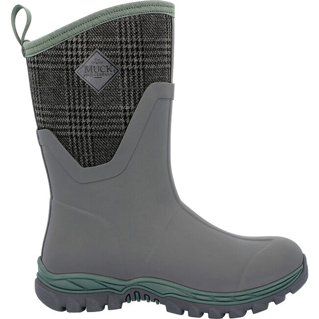 Muck Boot Company Women's Arctic Sport II Mid Boot - Gray Plaid - Closeout image number null