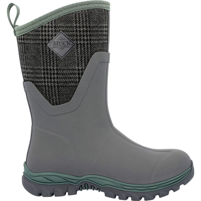 Muck Boot Company Women's Arctic Sport II Mid Boot - Gray Plaid image number null