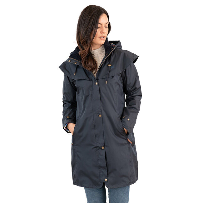 Lighthouse Women's Outrider 3/4 Length Waterproof Raincoat - Nightshade image number null