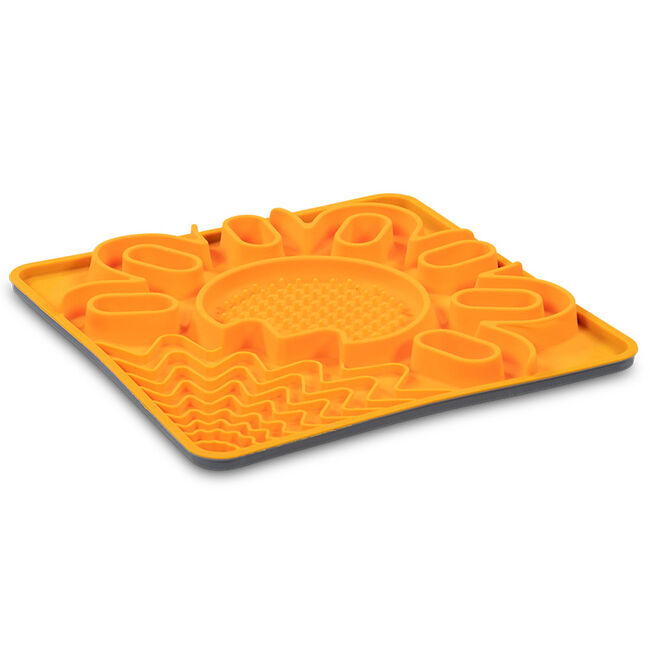 Messy Mutts 9.5" Framed Spill-Resistant Silicone Multi-Surface Lick Mat - Closeout image number null