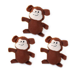 ZippyPaws Miniz 3-Pack - Monkeys
