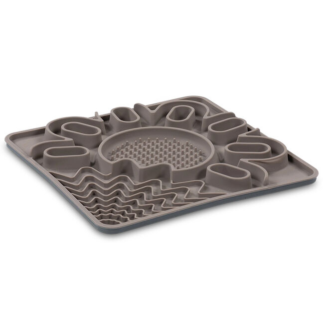Messy Mutts 9.5" Framed Spill-Resistant Silicone Multi-Surface Lick Mat image number null