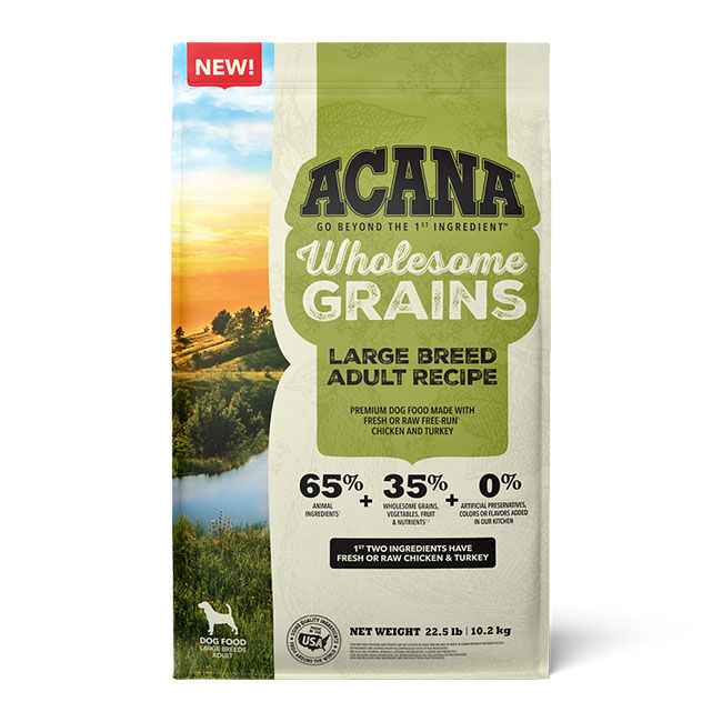 ACANA Wholesome Grains Dog Food - Large Breed Recipe image number null