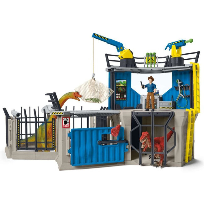 Schleich Large Dino Research Station Playset image number null