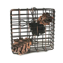 Heath Manufacturing Copper Leaf Decorative Metal Suet Feeder