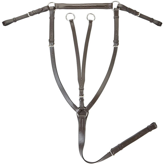 Bobby's English Tack Fairhaven Padded Breastplate with Running Attachment image number null