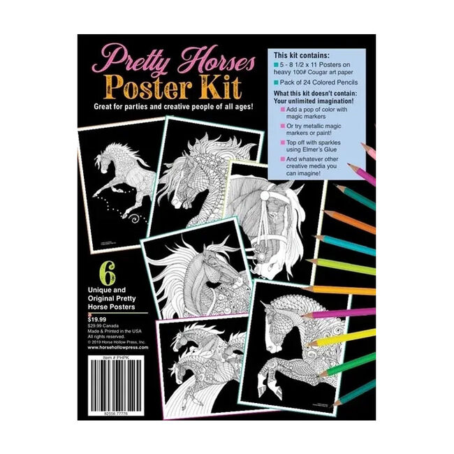 Horse Hollow Press Pretty Horses Poster Kit image number null
