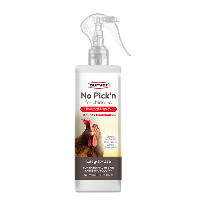 Durvet No Pick'n Poultry Hydrogel Spray for Chickens - 8 oz image number null