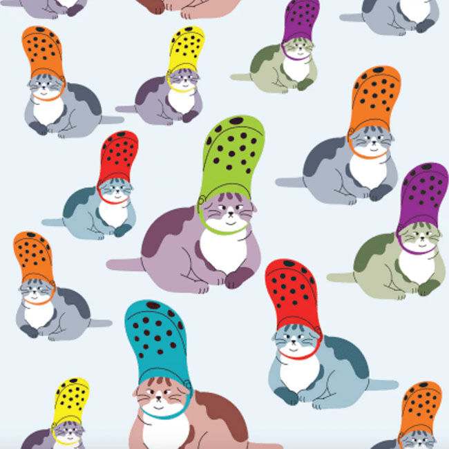 Dreamers & Schemers Boot Socks - Pair and a Spare - Croc Cat image number null