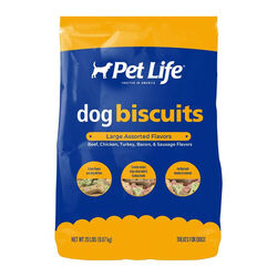 Pet Life Dog Biscuits - Large - Assorted Flavors
