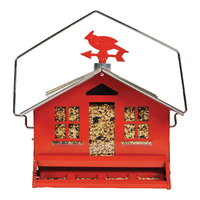 Perky-Pet Squirrel-Be-Gone Metal Country House Bird Feeder image number null