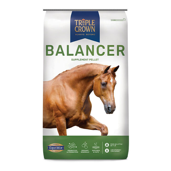 Triple Crown 30% Ration Balancer Horse Feed image number null