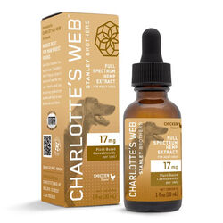 Charlotte's Web Canine CBD Oil Tincture - Chicken - 17 mg