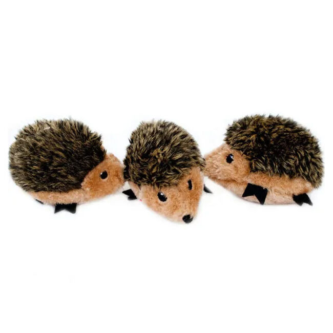 Zippy Paws Miniz 3-Pack - Hedgehogs image number null