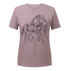 Kerrits Women's Dancing Horse T-Shirt - Rosedust