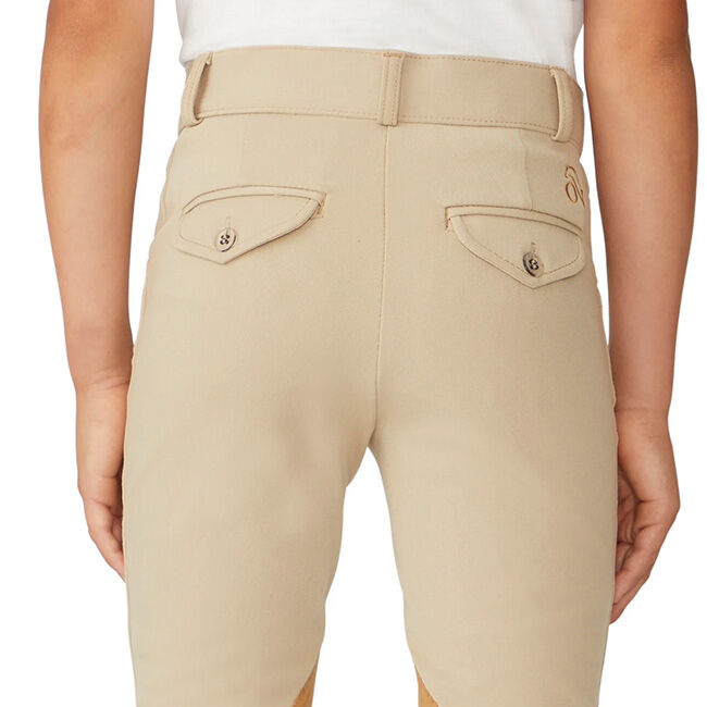 Ovation Boys' EuroWeave DX Suede Knee Patch Jod - Classic Show Tan image number null