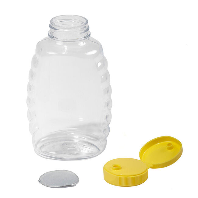 Little Giant Plastic Honey Jars with Lids - 12-Pack image number null