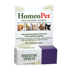 HomeoPet Digestive Upsets - Homeopathic Digestive Support for Pets - 15 mL