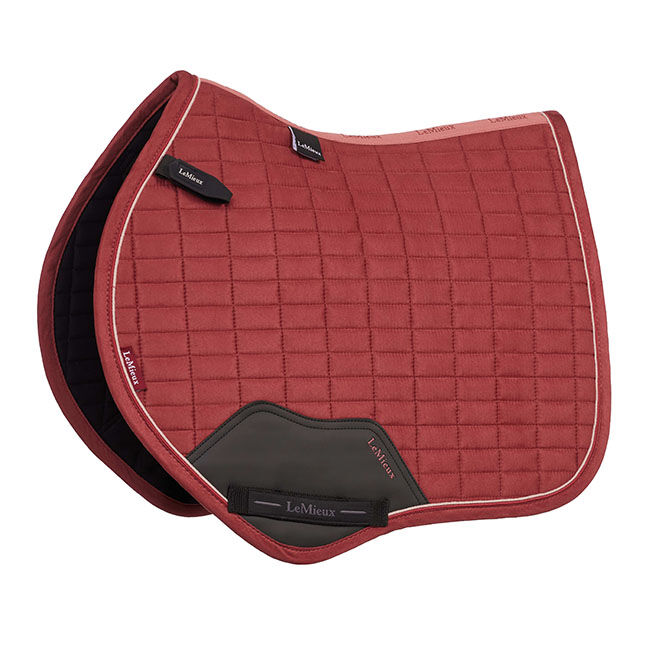 LeMieux Suede Close Contact Pad - Russet image number null