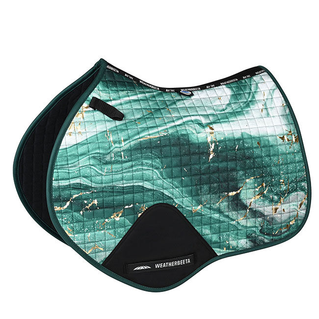 WeatherBeeta Prime Marble Shimmer Jump Saddle Pad image number null