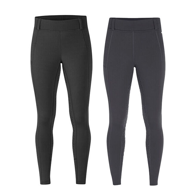 Kerrits Women's Power Stretch II Pocket Full Seat Tight with Polartec - Black image number null