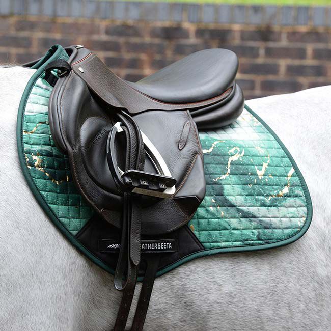 WeatherBeeta Prime Marble Shimmer Jump Saddle Pad image number null