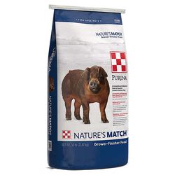Purina Mills Nature&rsquo;s Match Swine Grower-Finisher - 50 lb