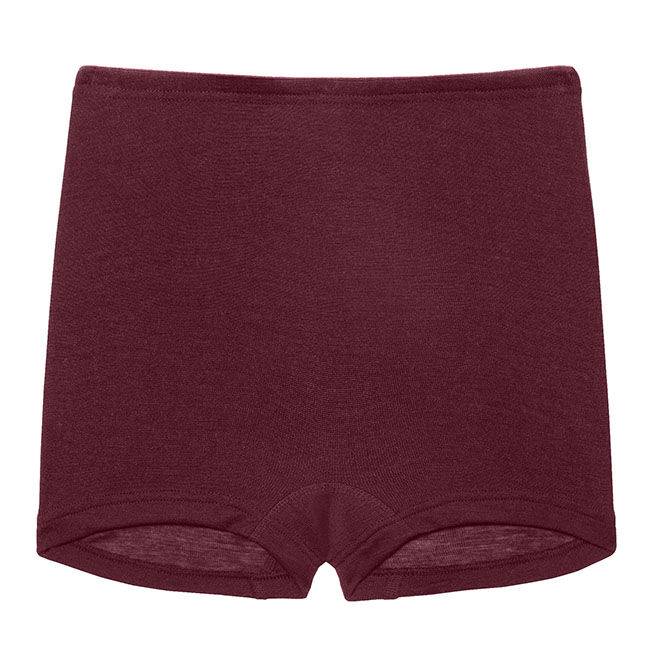 Engel Women's Wool/Silk Blend Shorts - Bordeaux image number null