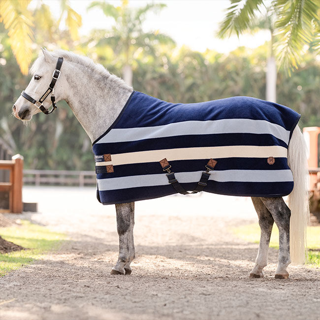 Horseware Newmarket Pony Fleece Cooler - Witney Navy image number null