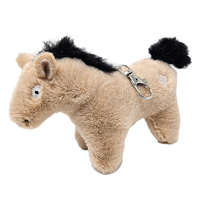 Crafty Ponies Keyring - Dun image number null
