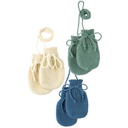 Disana Baby 100% Organic Wool Knit Mittens